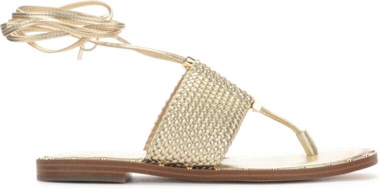 Michael Kors Flat Sandals Geel Dames