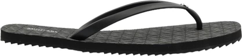 Michael Kors Flip Flops Black Dames