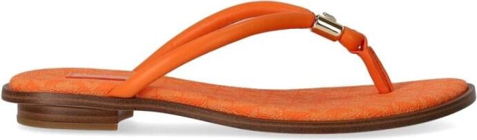 Michael Kors Flip Flops Oranje Dames