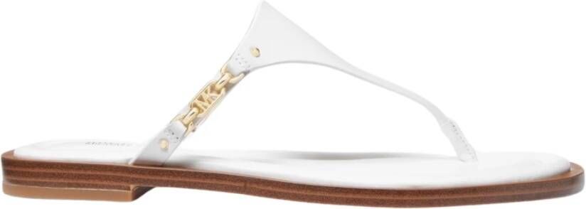 Michael Kors Flip Flops White Dames