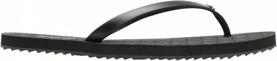 Michael Kors Zwarte Monogram Flip Flops Black Dames