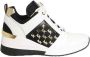 Michael Kors Georgie Sneakers met Metalen Logo White Dames - Thumbnail 1