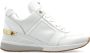 Michael Kors Georgie Wedge Sneakers White Dames - Thumbnail 1