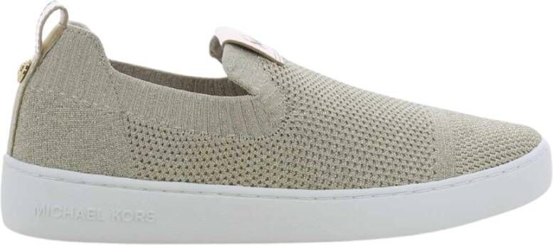 Michael Kors Gouden Juno Knit Damesschoenen Gray Dames