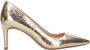 Michael Kors Gouden Metallic Leren Hak Schoenen Yellow Dames - Thumbnail 1