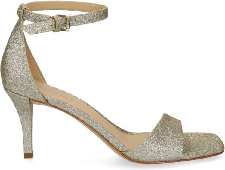 Michael Kors Glitter sandalen met verstelbare enkelband Yellow Dames