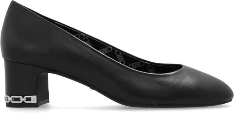 Michael Kors Zwarte June Pumps met Zilveren Details Black Dames