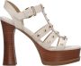 Michael Kors High Heel Sandals Beige Dames - Thumbnail 1