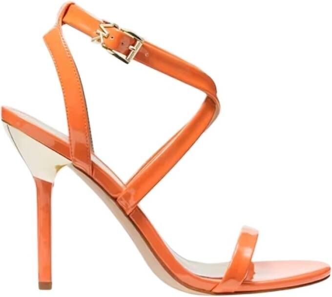 Michael Kors Stijlvolle Sandaal voor Zomer Outfits Orange Dames