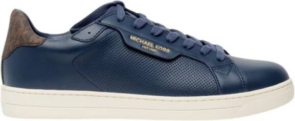 Michael Kors Keating Lace Up Sneakers Heren Blue Heren