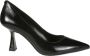 Michael Kors Leren Decollete Schoenen Black Dames - Thumbnail 1