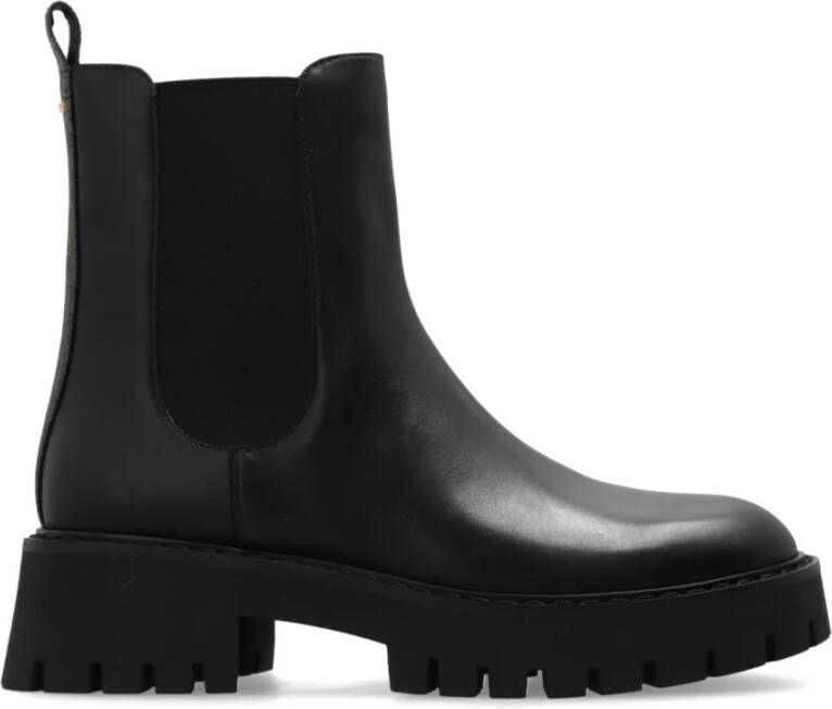 MICHAEL Kors Chelsea boots van leer met plateauzool model 'ASHER'