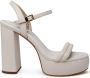 Michael Kors Leren Lace Sandalen Beige Dames - Thumbnail 1