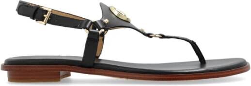 Michael Kors Leren sandalen Black Dames