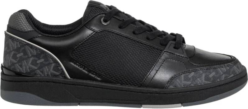 Michael Kors Logo Patroon Rebel Sneakers Black Heren