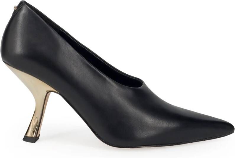 Michael Kors Luna Pomp Zwart Hak Elegante Schoenen Black Dames