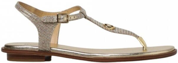 Michael Kors Mallory Thong Sandals Geel Dames