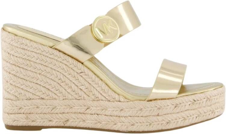 Michael Kors Metallic Lucinda Mule Yellow Dames