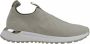 Michael Kors Miles Stretch Knit Slip on Sneaker Wit Heren - Thumbnail 2