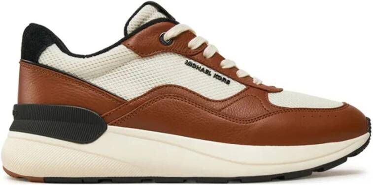 Michael Kors Modieuze Sneakers voor Mannen Brown Heren