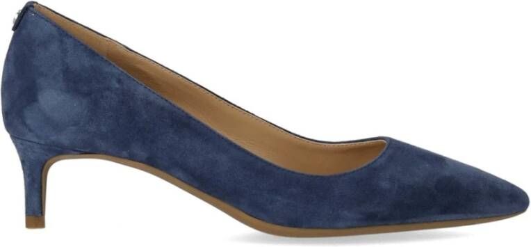 Michael Kors Navy Blue Alina Flex Kitten Pump Blue Dames