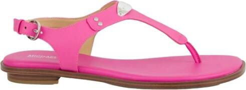 Michael Kors Plate Thong Sandalen Roze Pink Dames