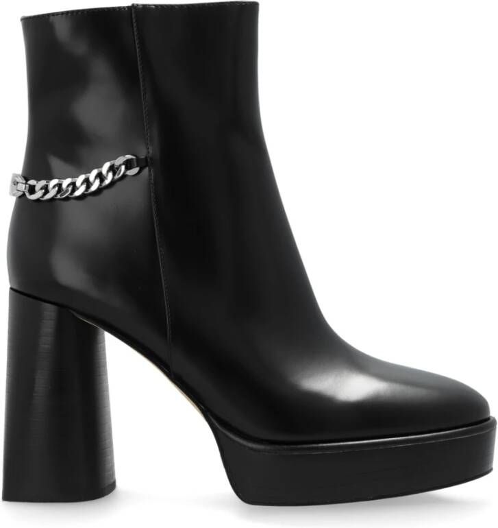 Michael Kors Platform enkellaarzen Carlisle Black Dames