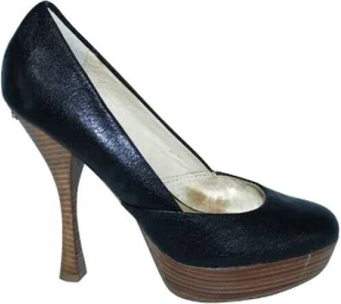 Michael Kors Pre-owned Leather heels Black Dames