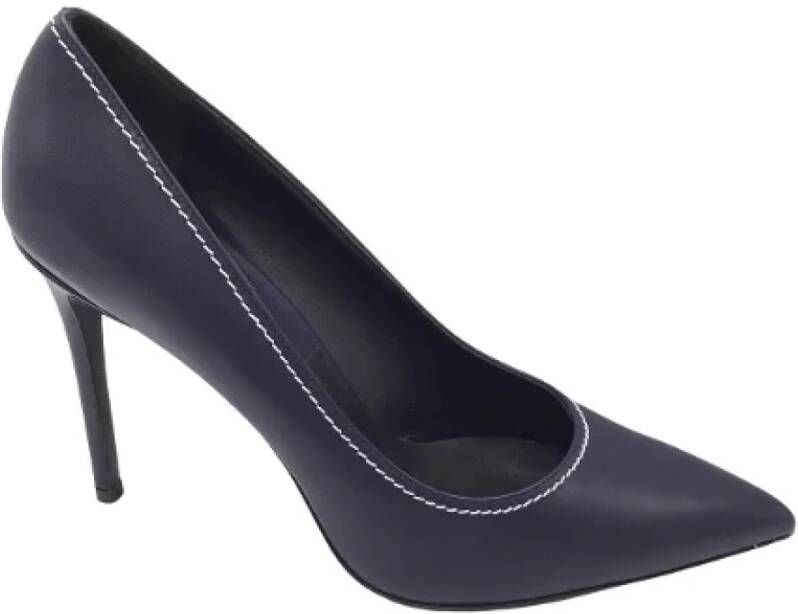 Michael Kors Pre-owned Leather heels Blue Dames