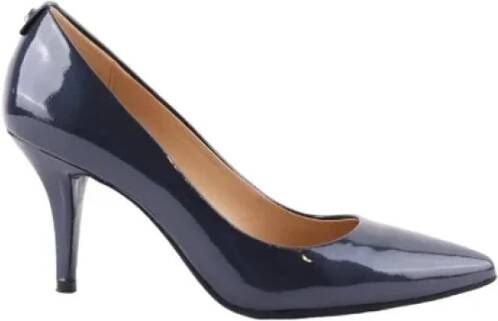 Michael Kors Pre-owned Leather heels Blue Dames