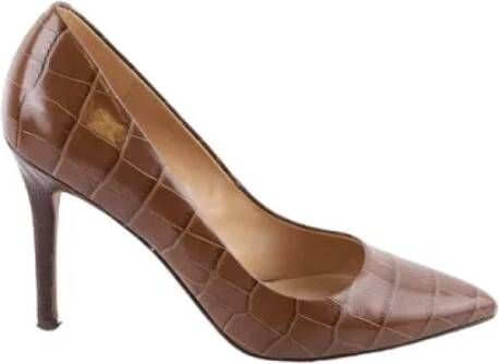 Michael Kors Pre-owned Leather heels Brown Dames