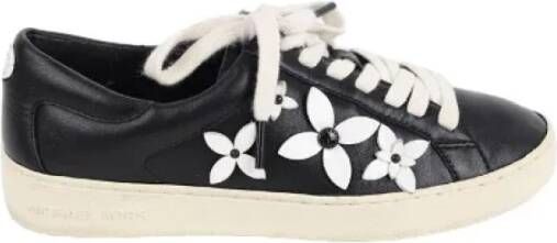 Michael Kors Pre-owned Leather sneakers Black Dames