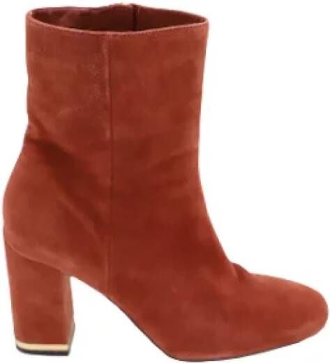 Michael Kors Pre-owned Suede boots Orange Dames