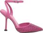 Michael Kors Imani Satin Slingbacks met Rhinestones Pink Dames - Thumbnail 1