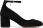 Michael Kors Perla Pump Zwart Suède Ronde Neus Gesp Sluiting Black Dames - Thumbnail 1