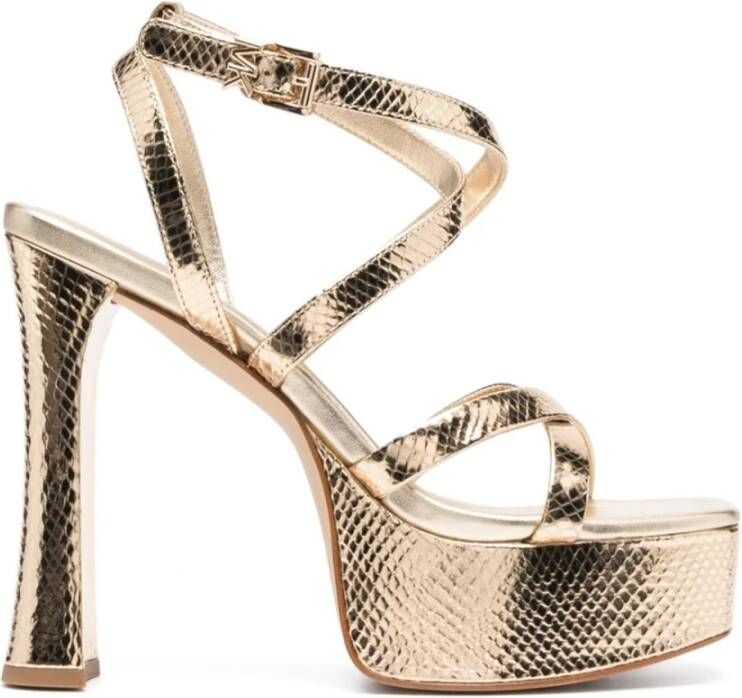 Michael Kors Sandalen met hoge hakken Geel Dames