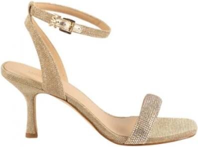 Michael Kors Gouden Sandaal met Strass Yellow Dames