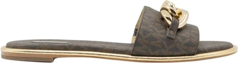 Michael Kors Scarlett slides Bruin Dames