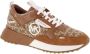 Michael Kors Dames Theo Trainer Sneakers Bruin - Thumbnail 2