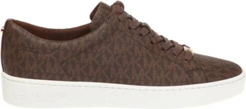 Michael Kors Keaton Lace Up Sneakers Bruin Dames