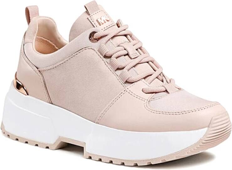 Michael Kors Stijlvolle Sneakers voor Mannen en Vrouwen Pink Dames