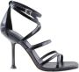 Michael Kors Strappy Sandaal met Gekruiste Banden Black Dames - Thumbnail 1