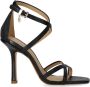 Michael Kors Sandalen CELIA STRAPPY SCHWARZE SANDALE MIT AB in zwart - Thumbnail 1