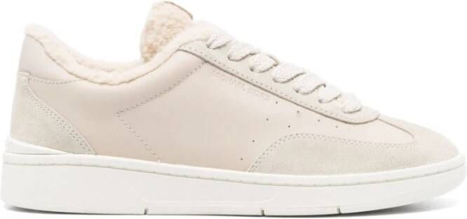 Michael Kors Lace-Up Sneakers Beige Heren