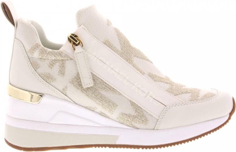 Michael Kors Willis Wedge Sneakers Beige Dames