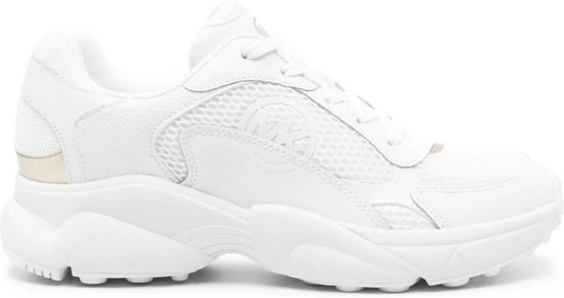 Michael Kors Witte Casual Sneakers met Rubberen Zool White Dames