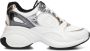 MICHAEL KORS Lage Sneakers Dames Zuma Trainer Maat: 36 Materiaal: Leatherlook Kleur: Wit - Thumbnail 1