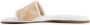 Michael Kors Witte Platte Sandaal met Gouden Detail Beige Dames - Thumbnail 1