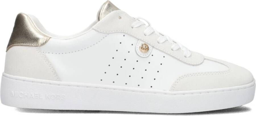 MICHAEL KORS Lage Sneakers Dames Scotty Lace Up Maat: 41 Materiaal: Leer Kleur: Wit