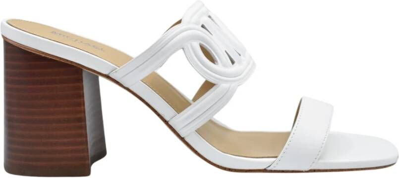 Michael Kors Witte Veterschoenen voor Vrouwen White Dames